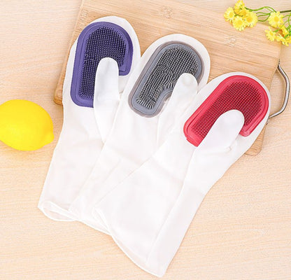 🧤✨ Gants Brosse Magique – Vaisselle & Nettoyage
