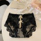 💕✨ Kanten Dames Slips – 5-Delige Set met Hoge Taille