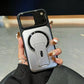 📱 Coque Antichoc avec Cache-Caméra Rabattable et Support Magnétique