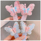 🦋✨ Élastiques à Cheveux Papillon pour Filles – Mignons & Colorés