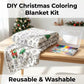 🎨 Couverture DIY à Colorier – Lavable et Réutilisable