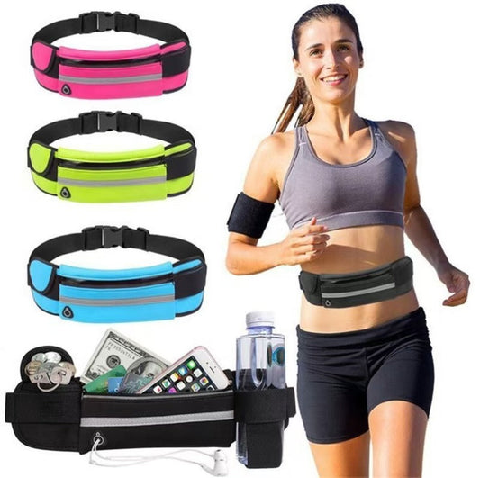🏃‍♀️💧 Ceinture de Running – Sac de Sport avec Porte-Téléphone & Bouteille