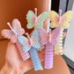 🦋✨ Élastiques à Cheveux Papillon pour Filles – Mignons & Colorés