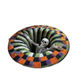 🎃 Tapis Rond 3D Halloween en Peluche pour une Décoration Effrayante