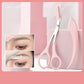 💗✂️ Ciseaux à sourcils 2-en-1 avec peigne – Des sourcils magnifiques et bien définis en quelques minutes ! 🌸✨