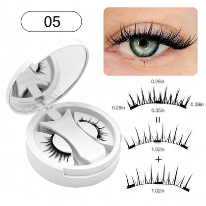 ✨ Faux cils magnétiques – Un look naturel sans colle