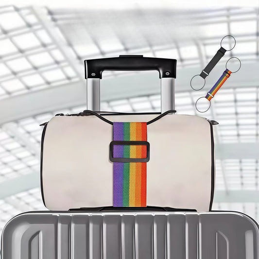 Sangle élastique pour valise, idéale pour les voyages.