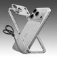 Coque pare-chocs ultra-fine en métal avec protection d'objectif et support GripRing pour iPhone 17