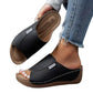 Comfortabele slippers met ondersteuning voor de voetboog - Effen damessandalen - Ademend