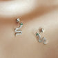 🐍 Boucles d'oreilles manchette serpent scintillantes – Bijoux uniques et originaux ornés de zircons