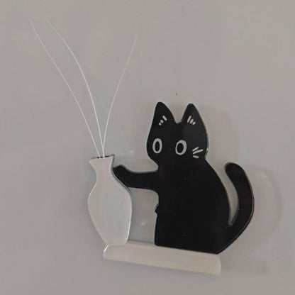 🐱 Petit aimant pour bouteille avec motif de moustaches de chat – Gardez vos précieux souvenirs de chat pour toujours ❤️
