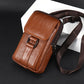 👝 Sacoche de Ceinture en Cuir Véritable pour Homme