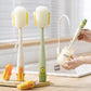 🧽✨ Brosse de nettoyage 5 en 1 – Un nettoyage facile pour vos verres et bouteilles ! 🥤💦