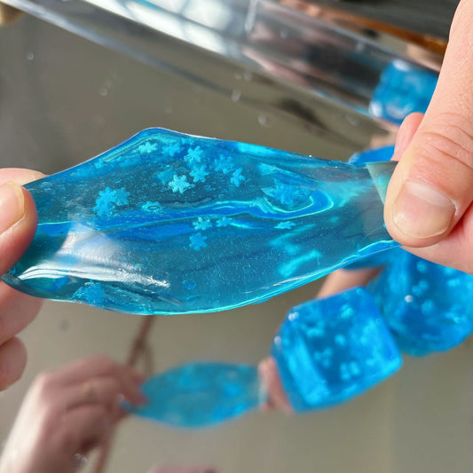 💙 Glaçon anti-stress en forme de glaçon