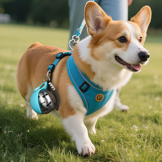 Bouteille d'eau pour chien 2026 🐶💧 Acier inoxydable 304 – Portable – 🔗 Crochet