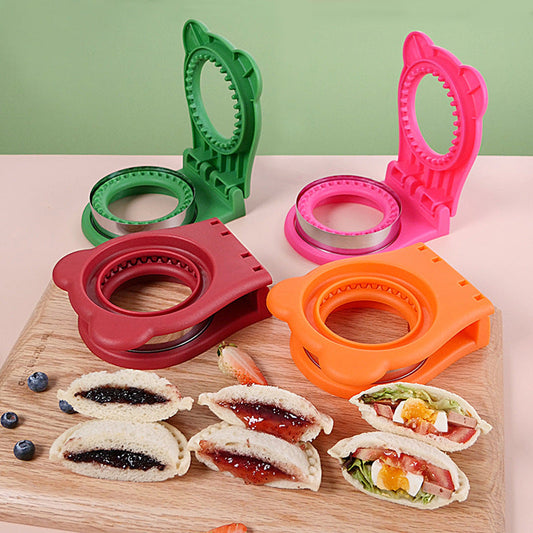🥪✨ Coupe-sandwich et scelleuse – Moule à sandwichs ronds