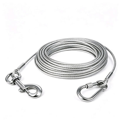 🧺 Corde à Linge en Acier Gainé – Renforcée et Résistante