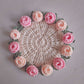 🌹 Dessous-de-plat et dessous de verre Rose en Crochet Fait Main
