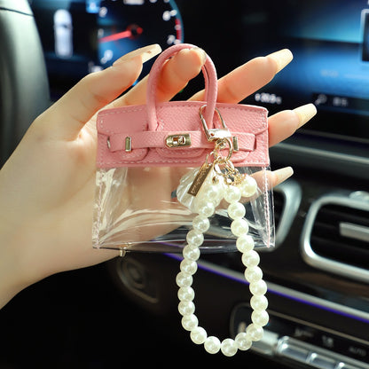 💕 Mini étui pour clés de voiture – Porte-clés élégant à tenir en main pour femme