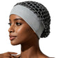 🖤✨ Bonnet à Cheveux en Maille à Large Bord – Respirant & Extensible
