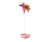 🐱 Collier pour chat 2026 avec plume & clochette 🎀 Jouet d'occupation autonome pour chat