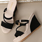 Chaussures orthopédiques pour femme, tendance, à talons compensés et plateforme, couleurs unies.