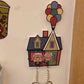 Porte clés cartoon porte-clés mural autocollant amovible 🔑