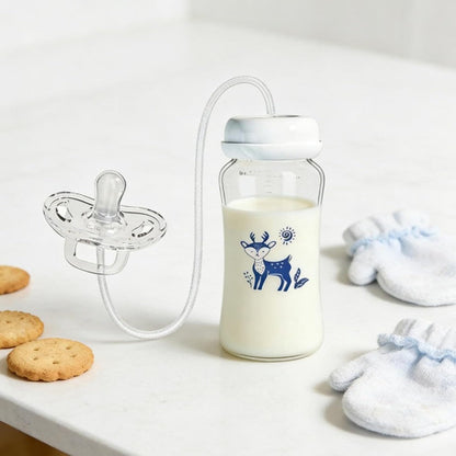 🍼 Biberon mains libres – Biberon en polypropylène (PP) de 240 ml pour l'autonomie des tout-petits ❤️