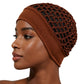 🖤✨ Bonnet à Cheveux en Maille à Large Bord – Respirant & Extensible