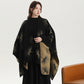 Écharpe cape en laine de style nouveau à la mode