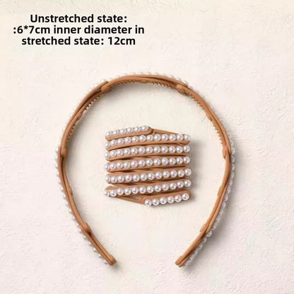 2026 Bandeau de voyage pliable et élégant orné de perles - Élégant et simple🌺