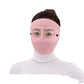 Masque facial coupe-vent d'hiver – Masque chaud en polaire avec visière pour le cyclisme et les activités extérieures