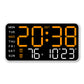 ⏰ Multifunktionale dekorative LED-Digitalwanduhr