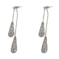 ✨ Élégantes boucles d’oreilles en forme de goutte – Le chic à la française, sublimé par des oxydes de zirconium étincelants ! 💎🤍