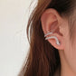 🐍 Boucles d'oreilles manchette serpent scintillantes – Bijoux uniques et originaux ornés de zircons