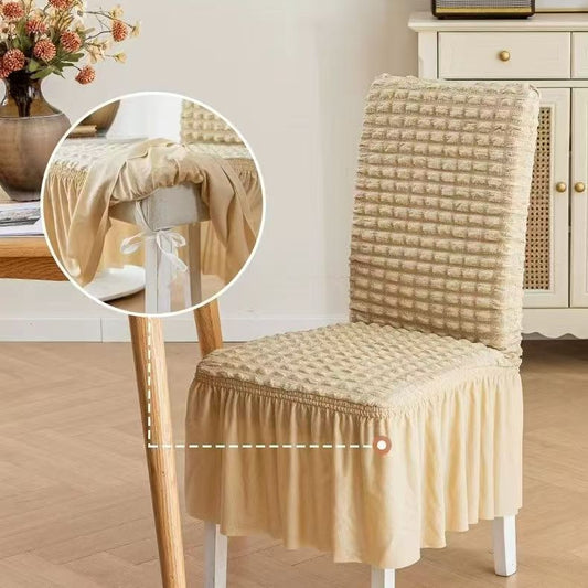 🪑✨ Housse de Chaise Extensible en Gaze – Protection Intégrale