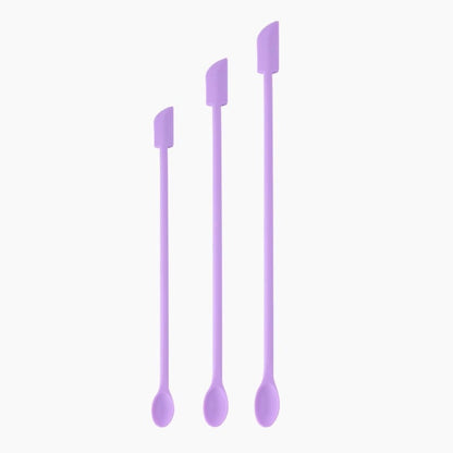 🧴✨ Spatule Cosmétique Double Embout – Mini Cuillère et Raclette en Silicone