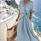 Robe rayée pour femme