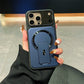 📱 Coque Antichoc avec Cache-Caméra Rabattable et Support Magnétique