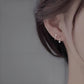 ✨ Boucles d'oreilles minimalistes en forme d'étoile et de cœur : des détails élégants qui subliment chaque look