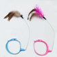 🐱 Collier pour chat 2026 avec plume & clochette 🎀 Jouet d'occupation autonome pour chat