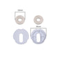 🚽 Fixations pour Abattant WC en Acier Inoxydable 304