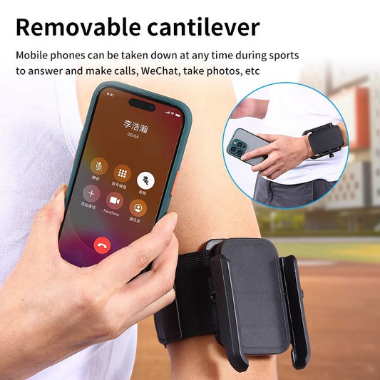 📱✨ Support de téléphone pour poignet et bras – Rotation à 360°