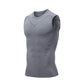🔥💪 Débardeur d'entraînement extensible pour homme – Coupe ajustée avec motif