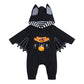 🎃🦇 Grenouillère Chauve-Souris Bébé avec Capuche