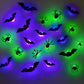 🕷️🦇💡 Décorations d'Halloween LED 3D – Ambiance de fête effrayante