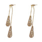 ✨ Élégantes boucles d’oreilles en forme de goutte – Le chic à la française, sublimé par des oxydes de zirconium étincelants ! 💎🤍