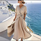 Robe rayée pour femme
