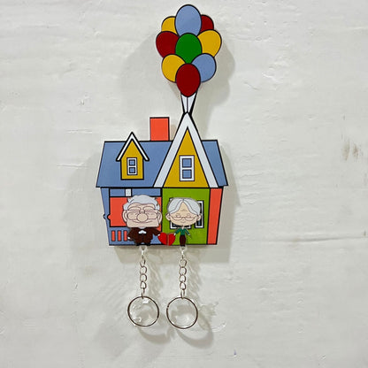 Porte clés cartoon porte-clés mural autocollant amovible 🔑