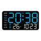 ⏰ Multifunktionale dekorative LED-Digitalwanduhr